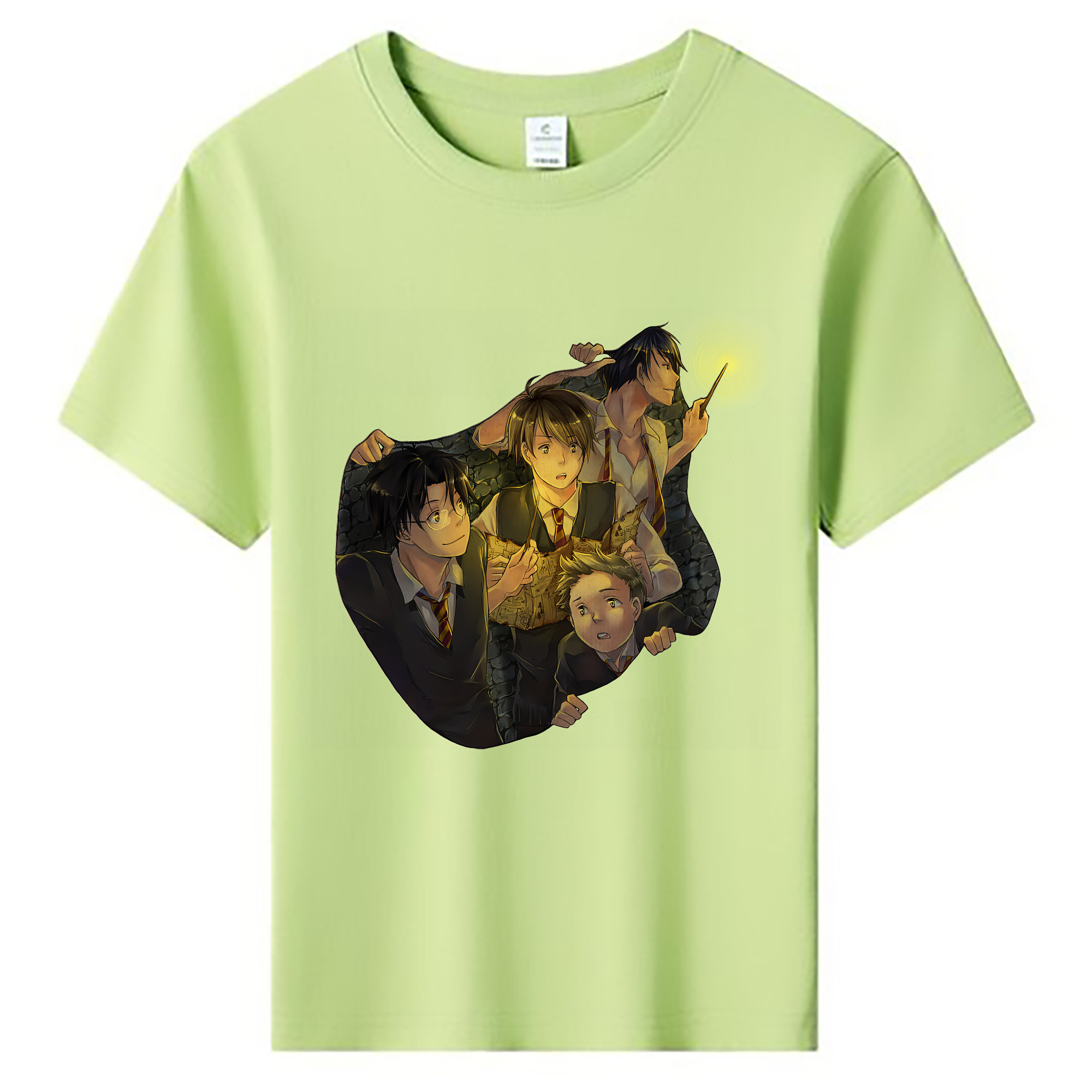 （画像用） Harry Potter ハリー・ポッターシリーズ 綿100％キッズTシャツ（フロントプリント）